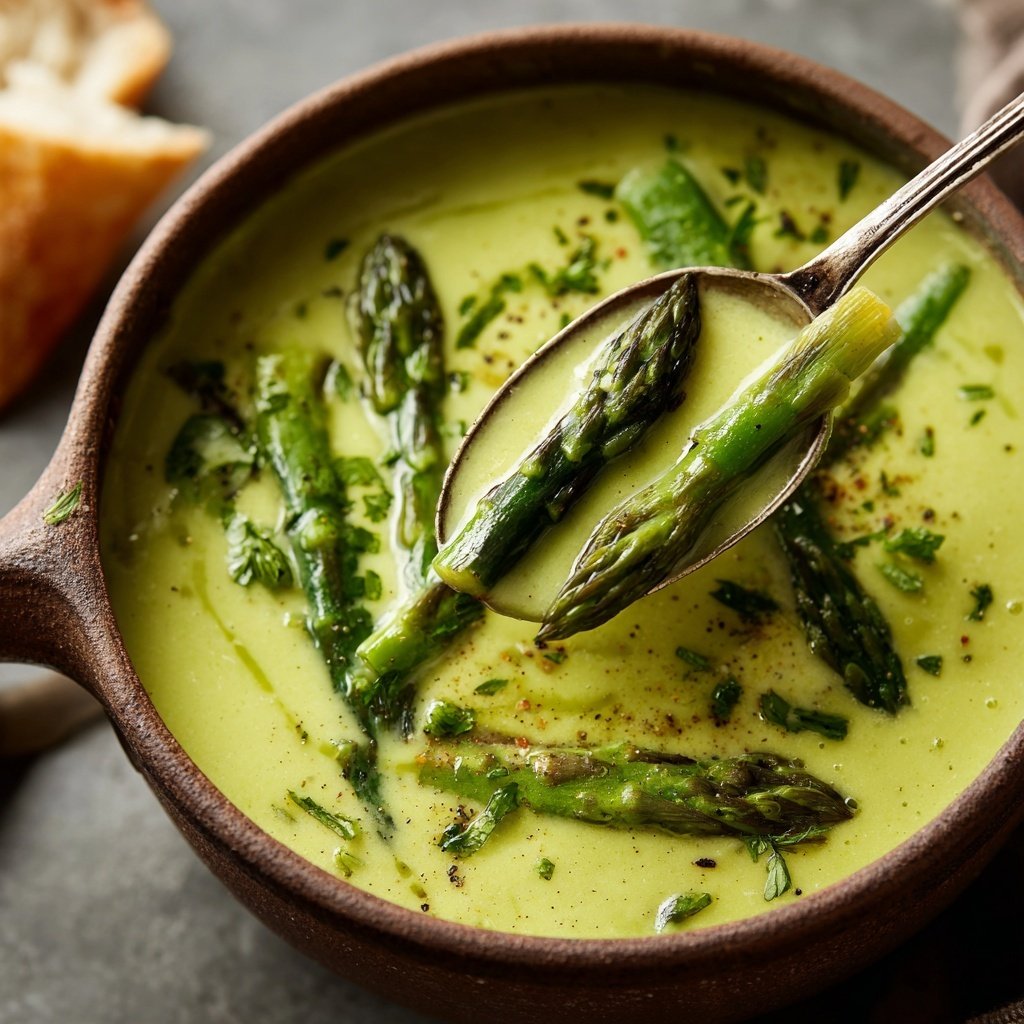 Spring Asparagus Vegetable Soup