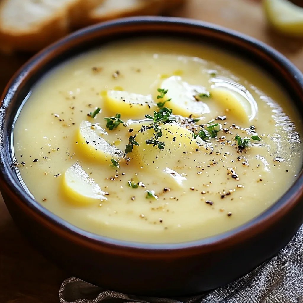 Creamy Potato Leek Soup