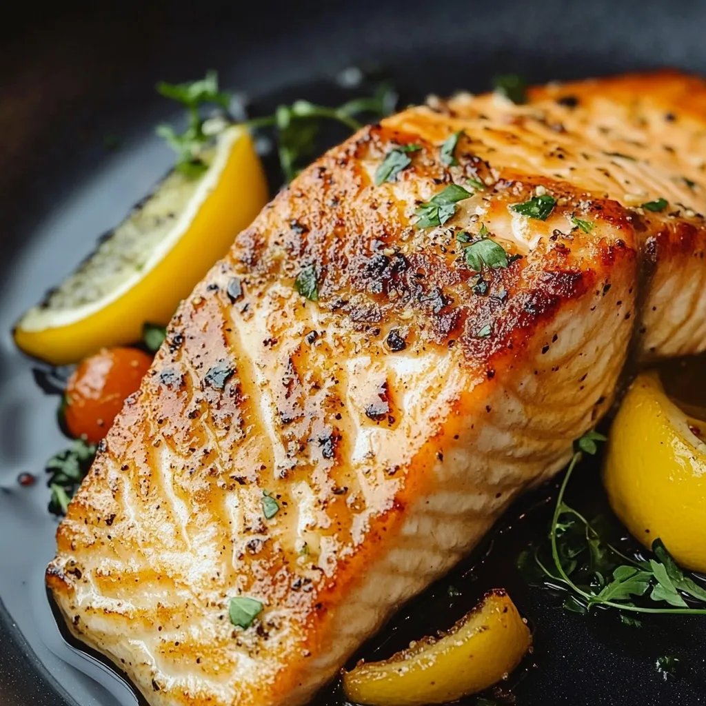 Easy Pan Seared Salmon