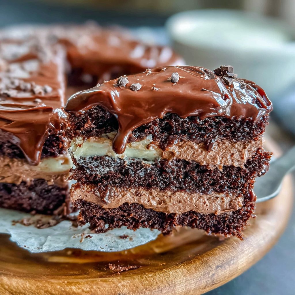 Chocolate Cake With Sour Cream Frosting