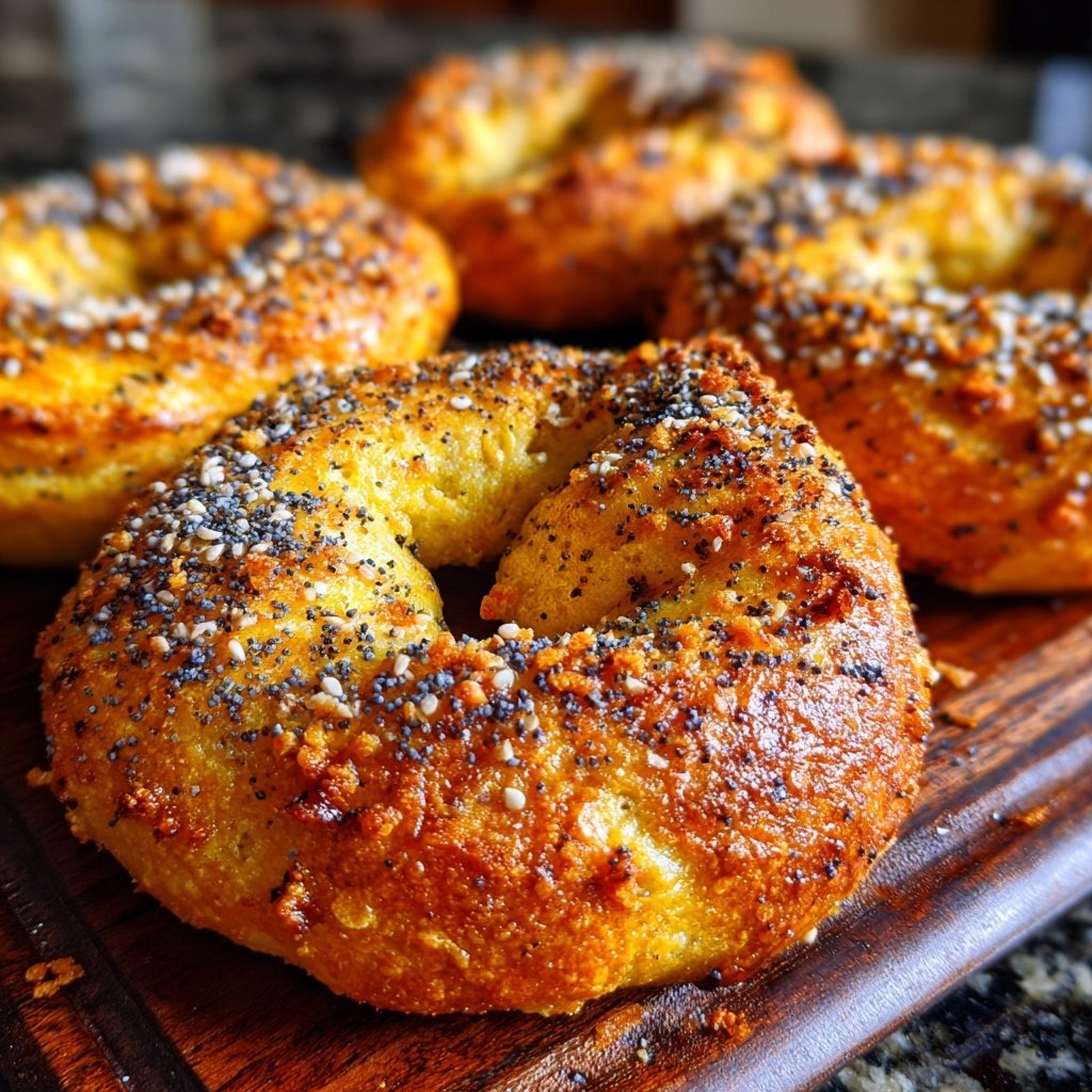 Crispy No Yeast Yogurt Bagels