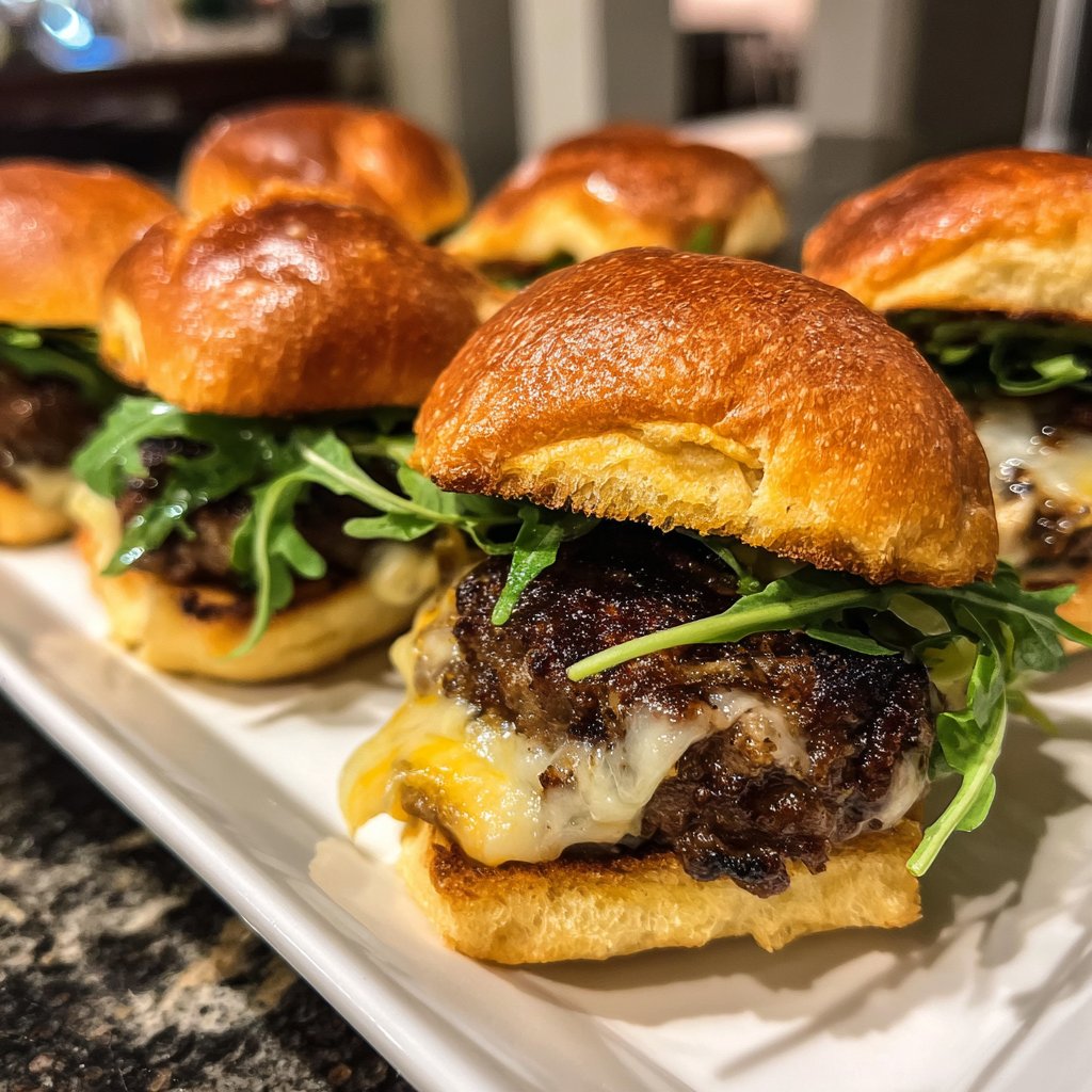 Mushroom Patty Sliders