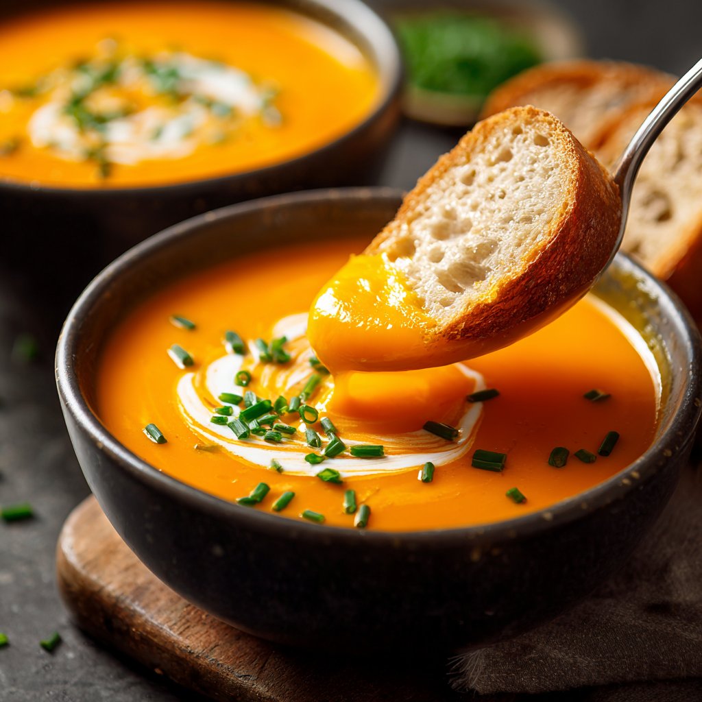 Creamy Carrot Ginger Soup