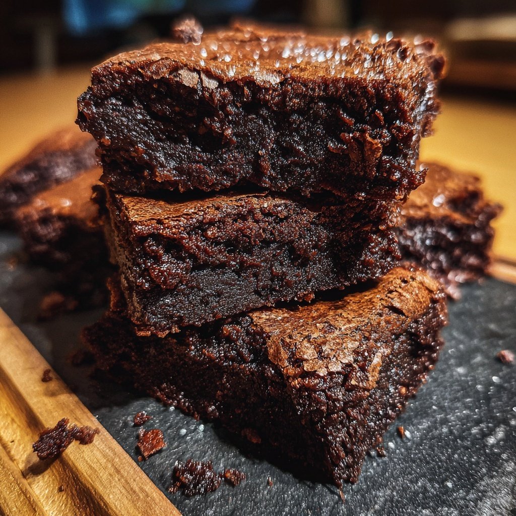 Sourdough Discard Brownies One Bowl