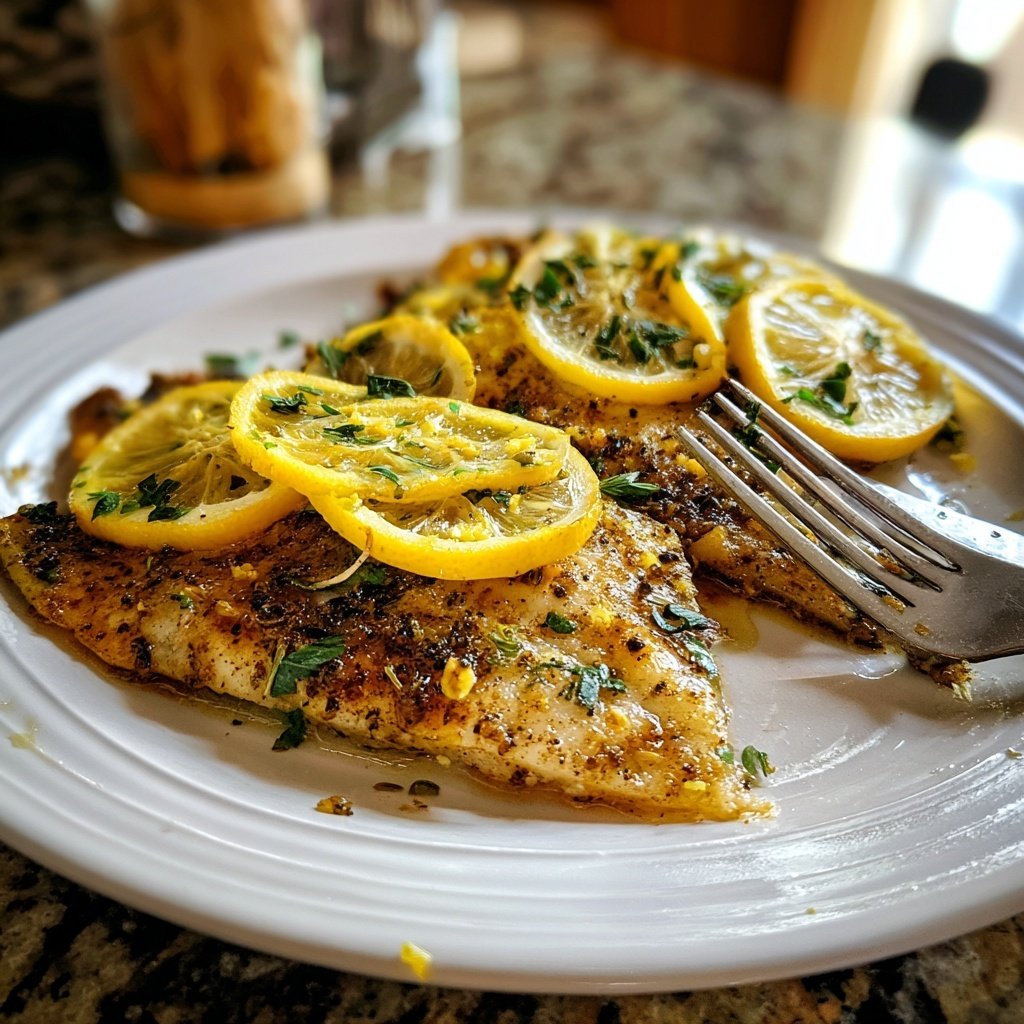 Healthy & Light Lemon Grilled Fish Plate