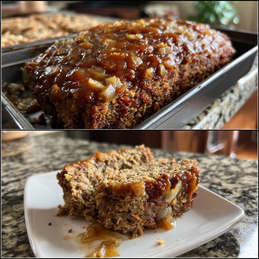Easy Meatloaf with Gravy