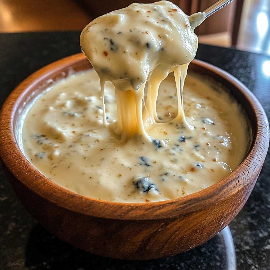 Fondue with Blue Cheese Blend