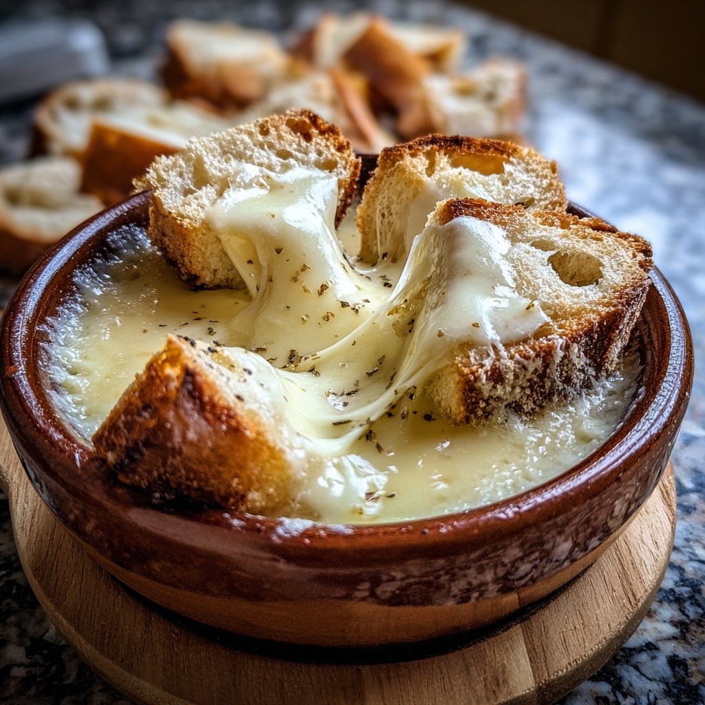 Fondue with Raclette Cheese