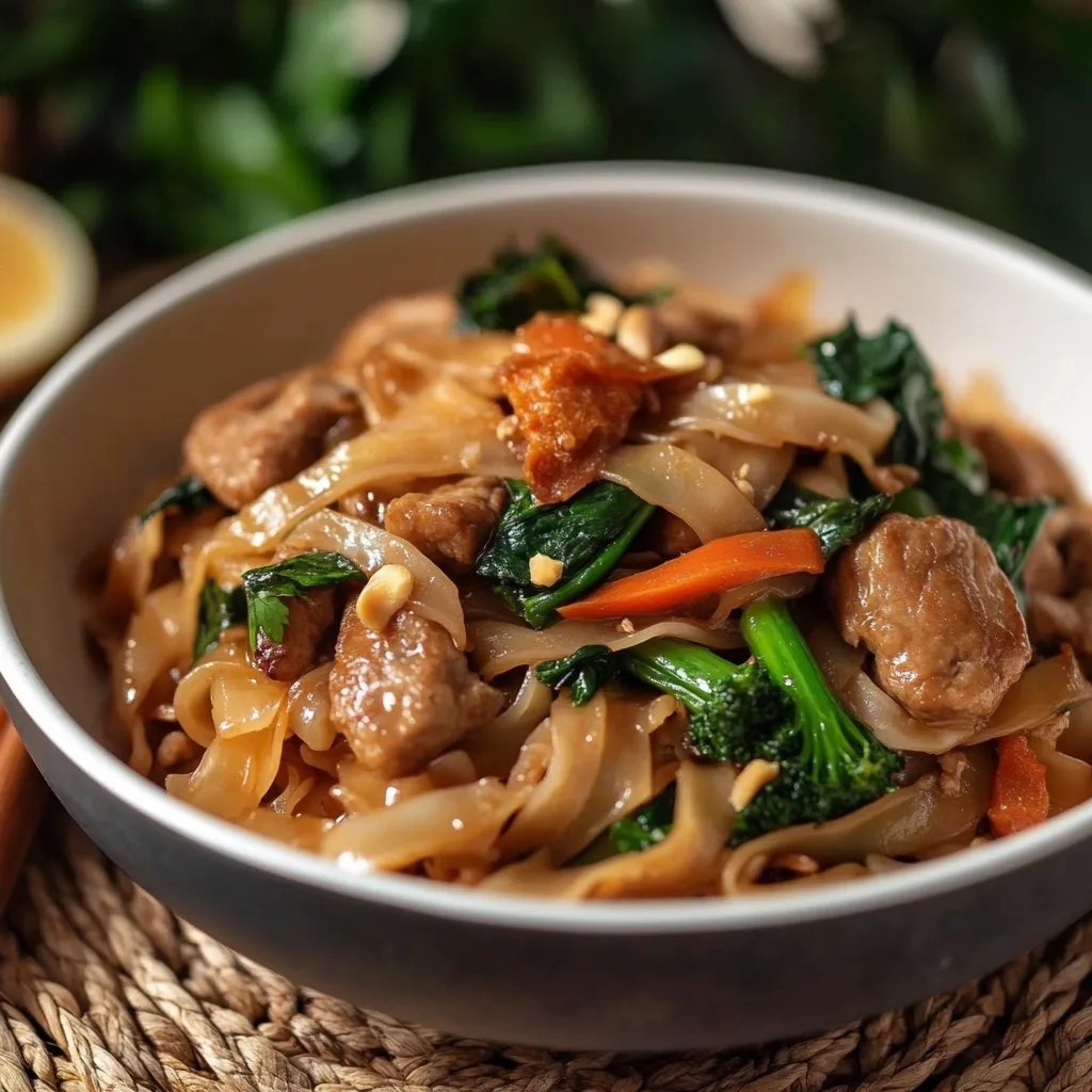 Pad See Ew (Thai Stir Fried Noodles)