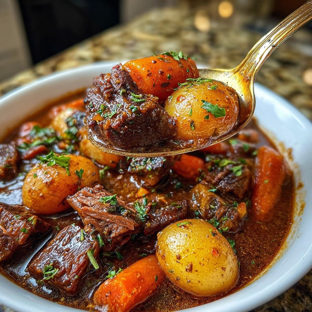 Beef Stew With Baby Potatoes and Carrots
