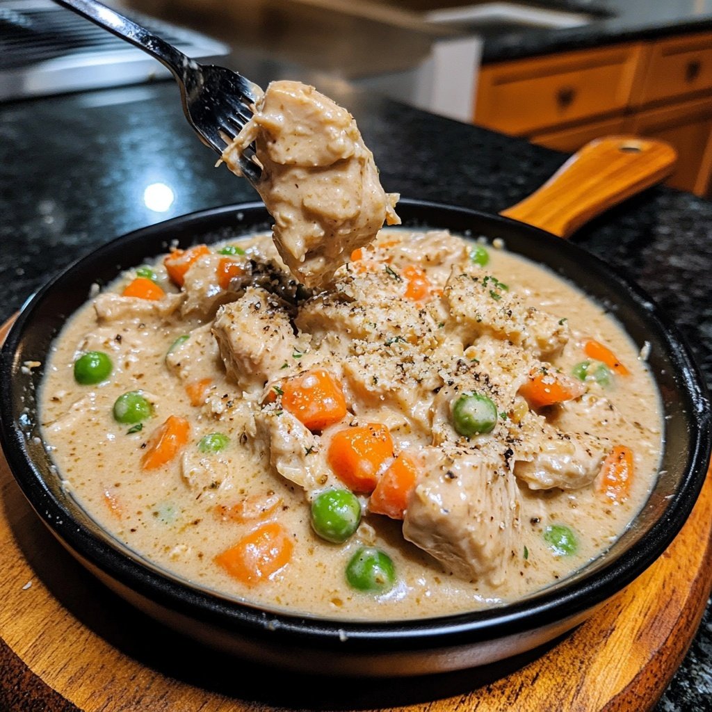 Creamy Slow Cooker Chicken with Vegetables