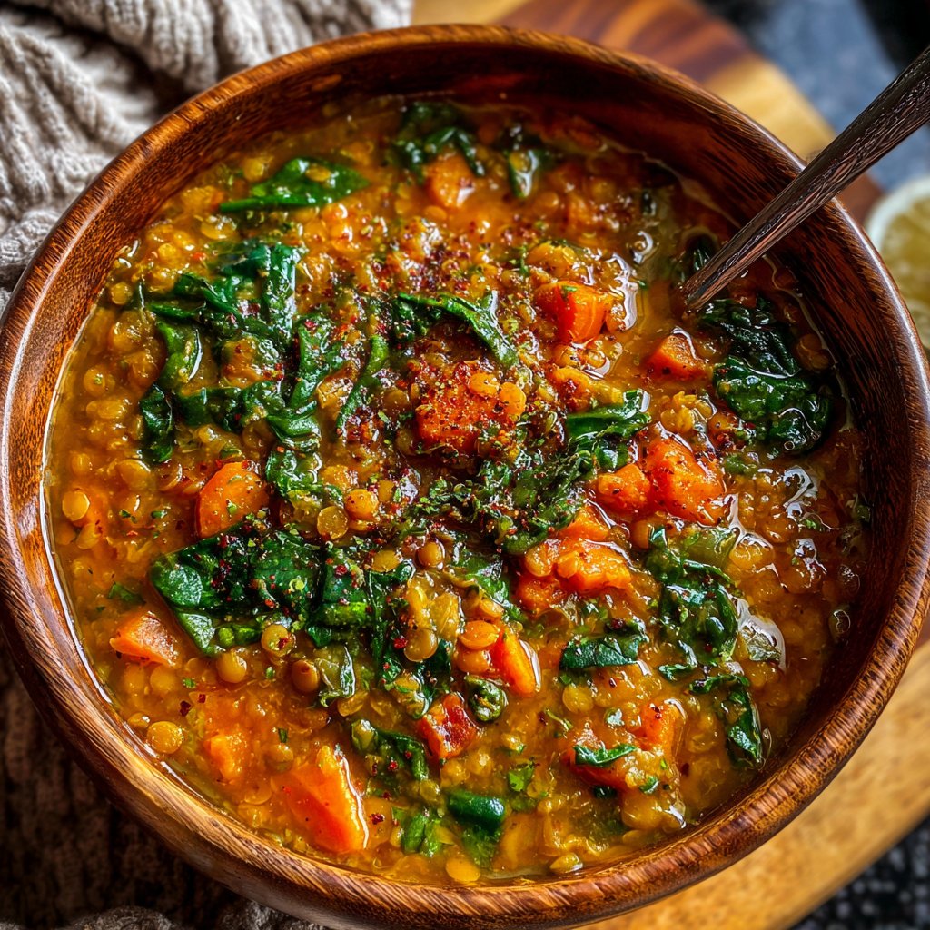 Healthy Crockpot Lentil Soup