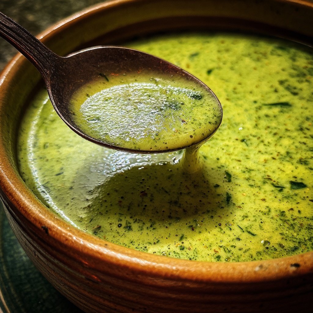 Creamy Lemon Spinach Soup