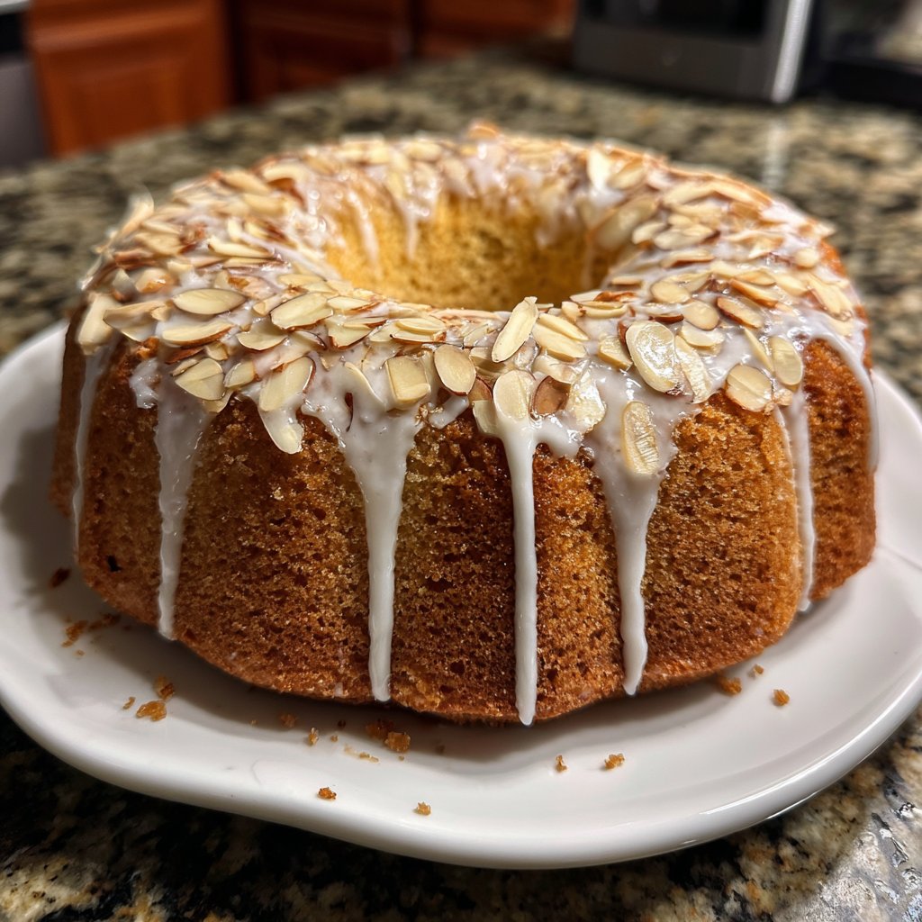 Vanilla Almond Yogurt Cake