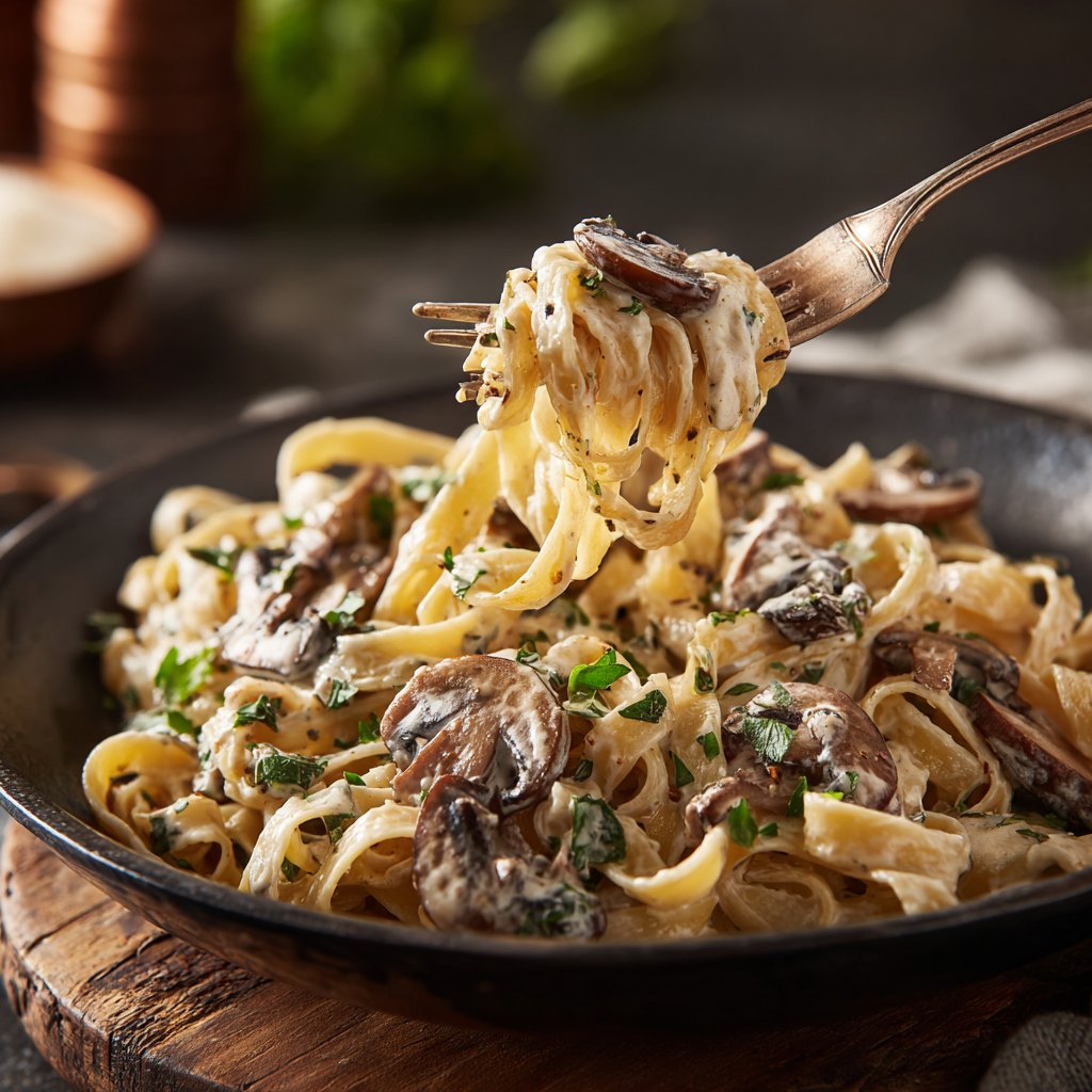 Romantic Mushroom Tagliatelle