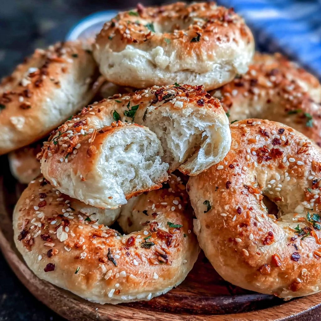 Soft Yogurt Bagels Without Yeast