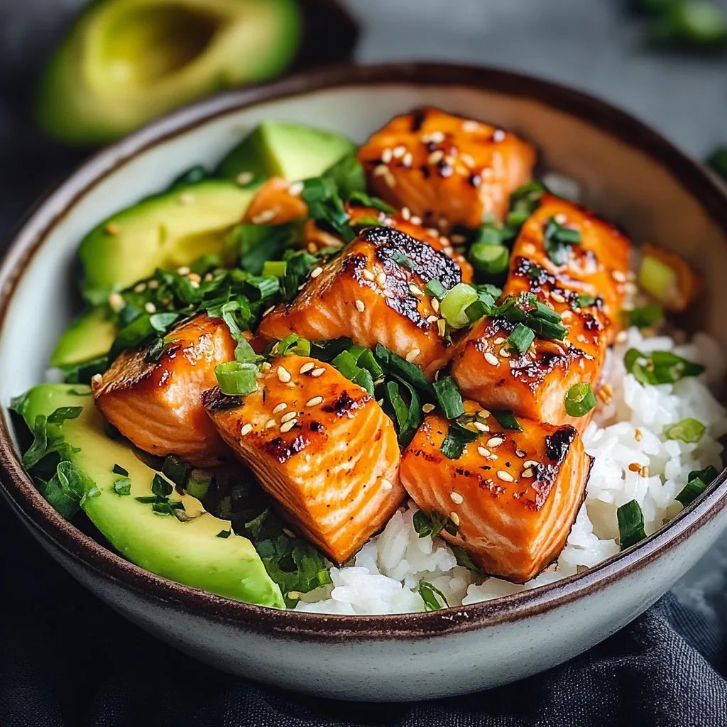 Crispy Salmon Bowls