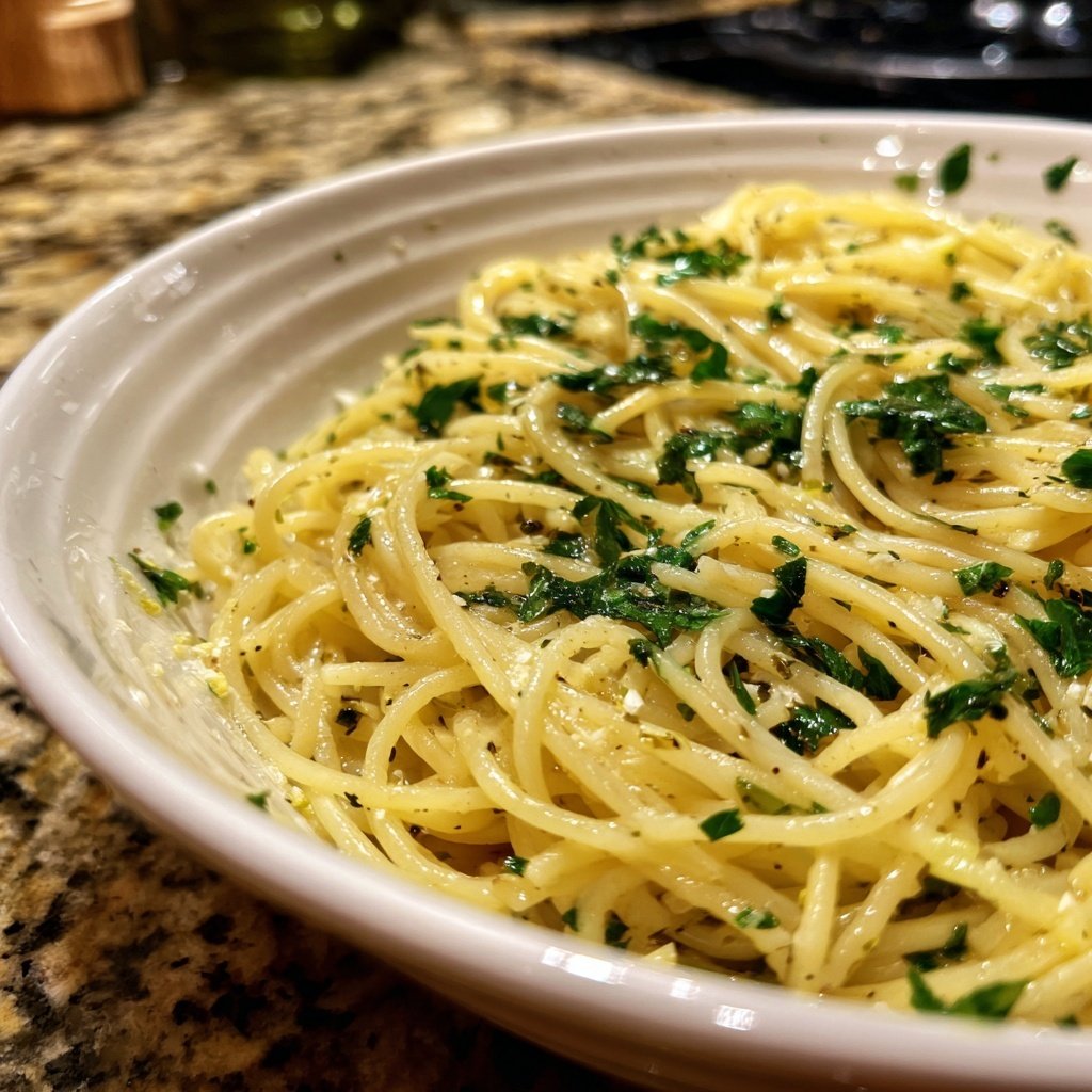 Quick & Easy 15-Minute Garlic Pasta