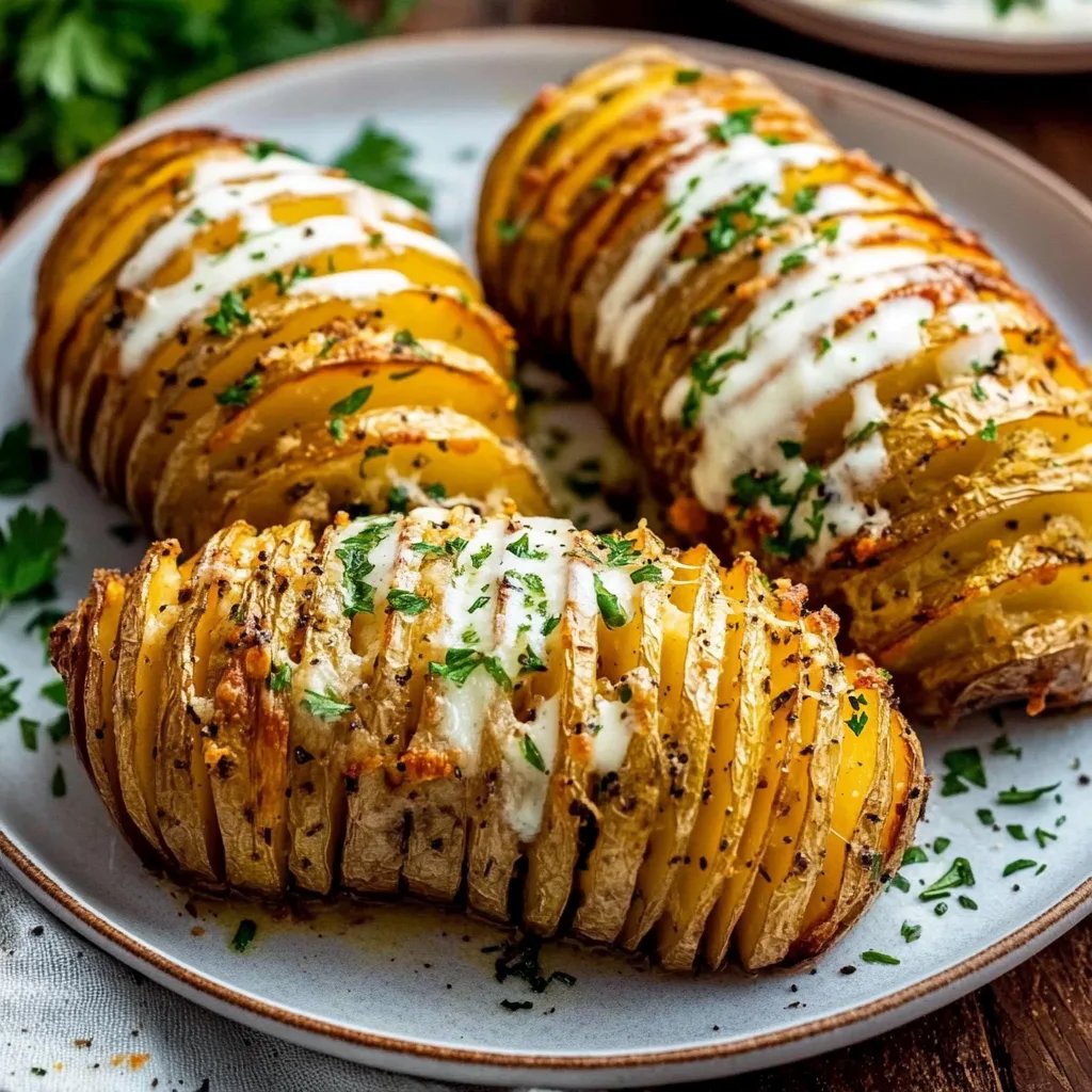 Hasselback Potatoes
