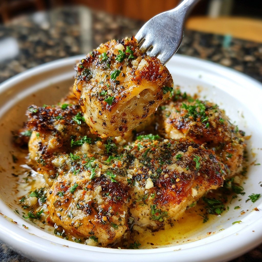 Easy Slow Cooker Garlic Parmesan Chicken