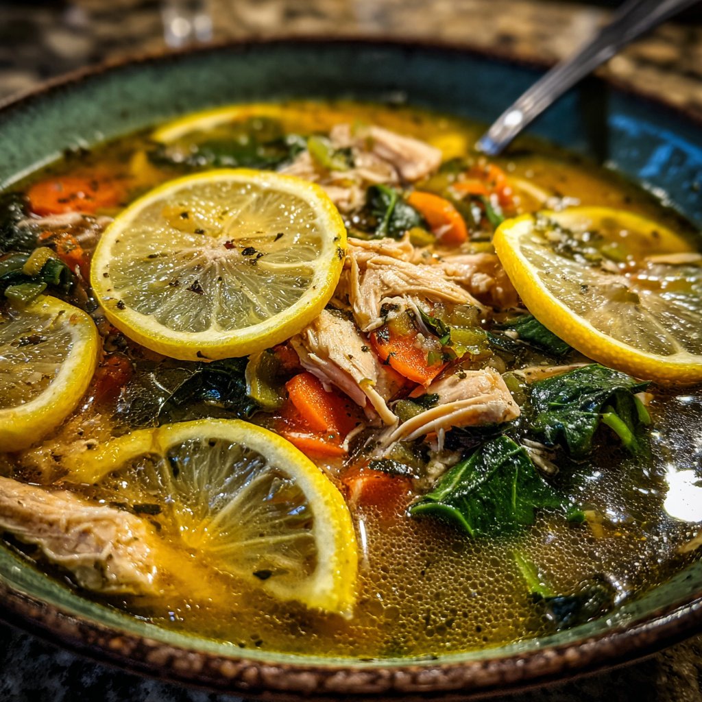 Spring Lemon Chicken Soup