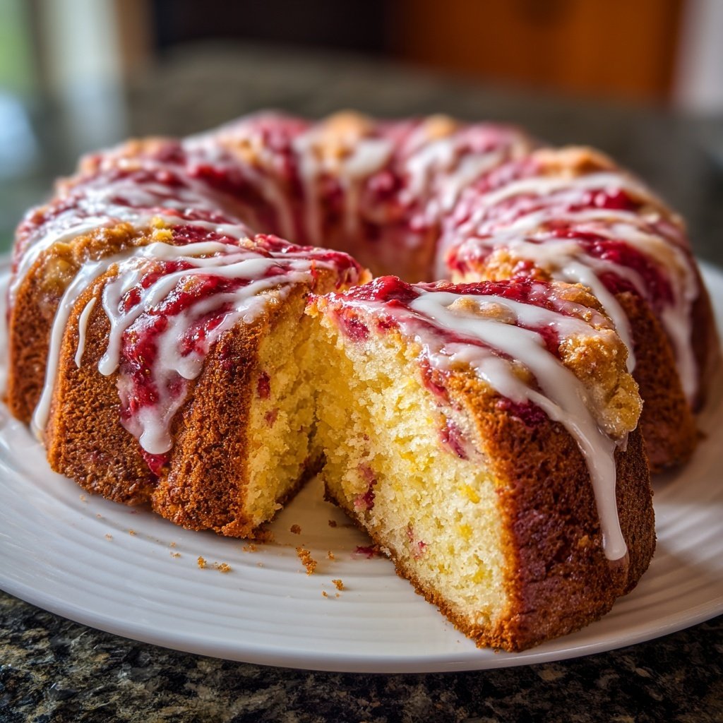 Spring Brunch Raspberry Coffee Cake