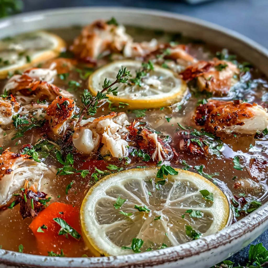 Spring Chicken Soup With Lemon