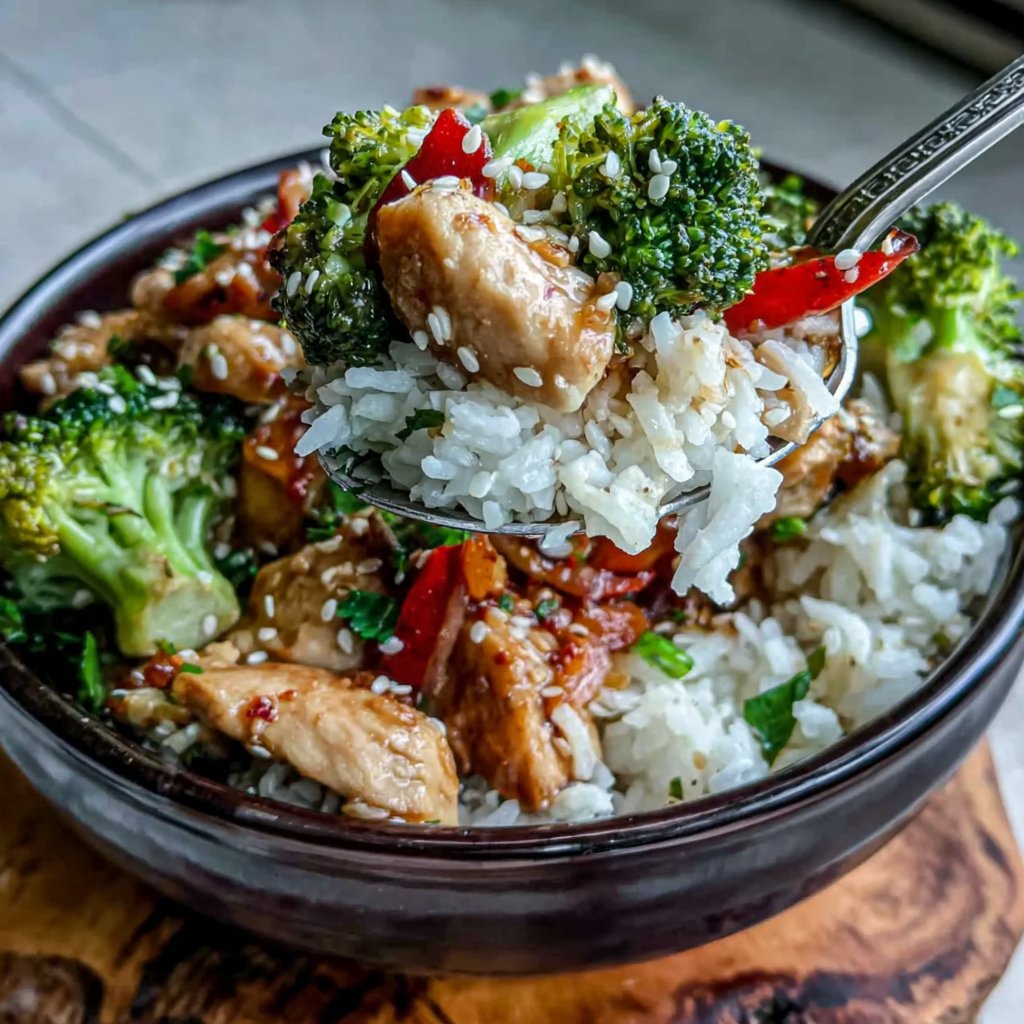 High Protein Turkey Rice Bowl
