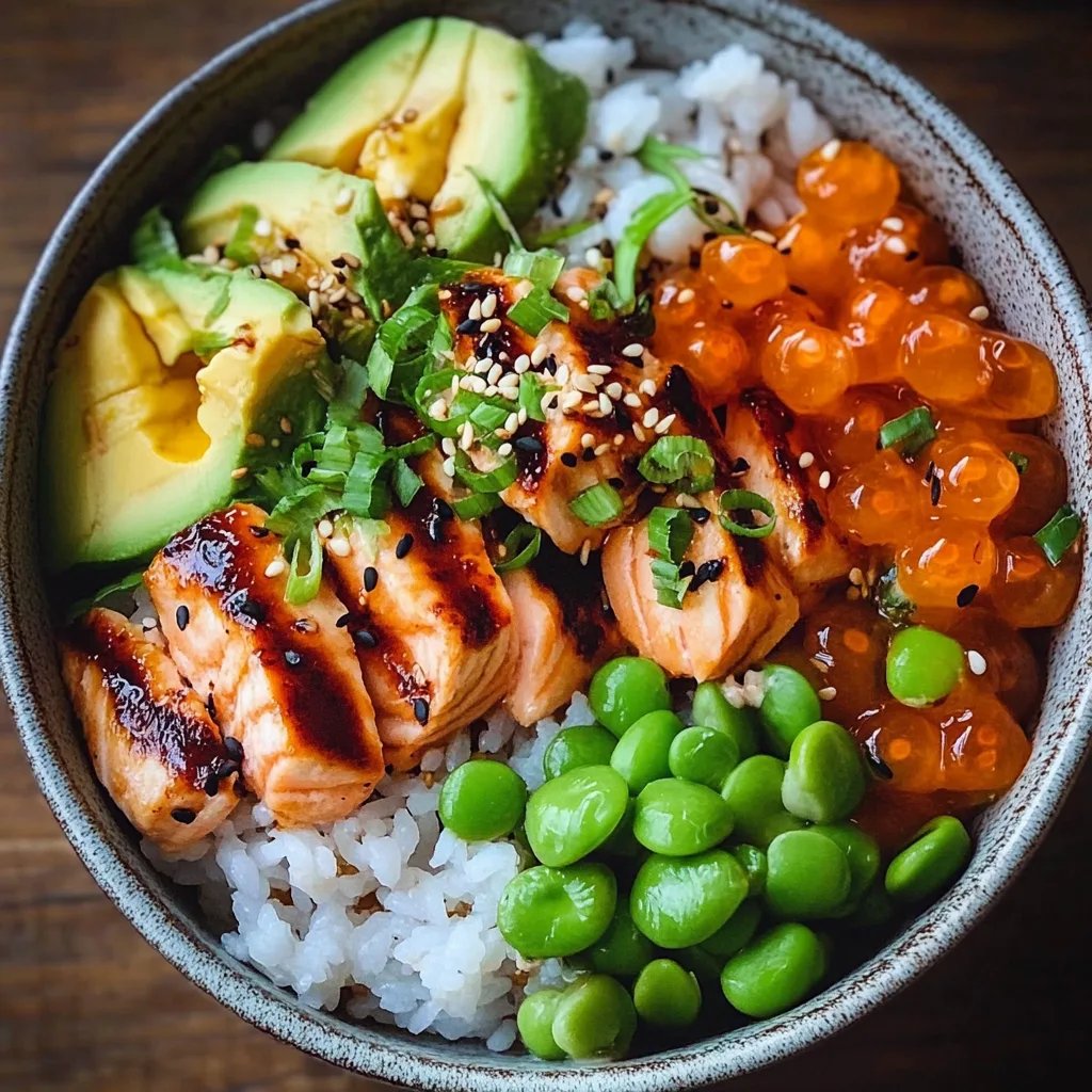 Best-Ever Grilled Salmon Poke Bowl